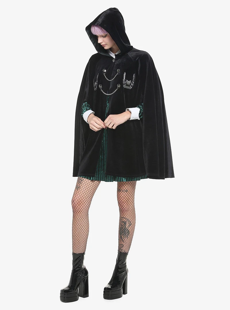 Her Universe Disney The Haunted Mansion Gargoyle Velvet Girls Hooded Cape
