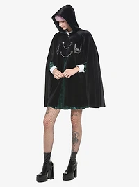 Her Universe Disney The Haunted Mansion Gargoyle Velvet Girls Hooded Cape