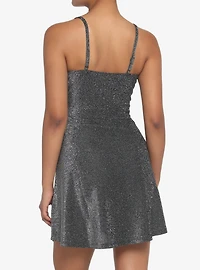 Black Sparkle Bustier Dress