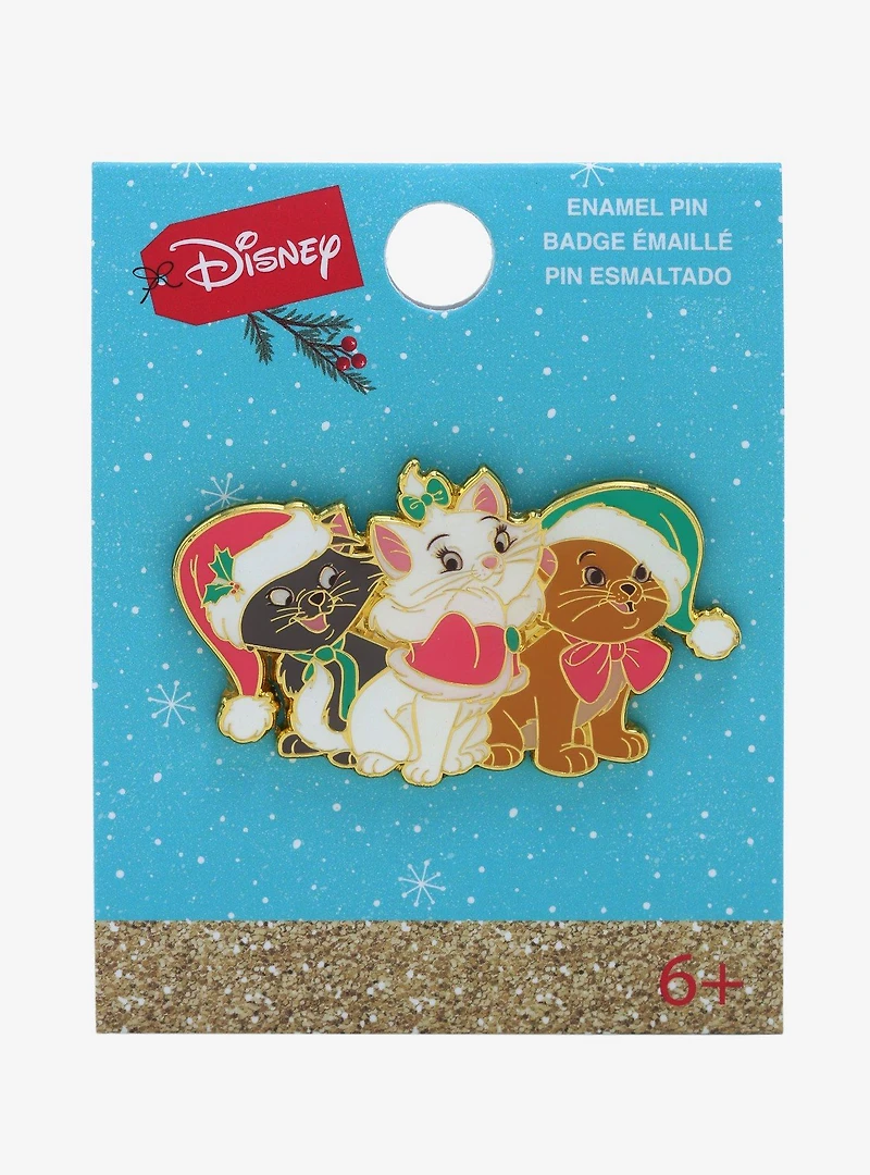 Loungefly Disney The Aristocats Holiday Kittens Enamel Pin - BoxLunch Exclusive