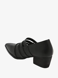 Strange Cvlt Black Coven Heels