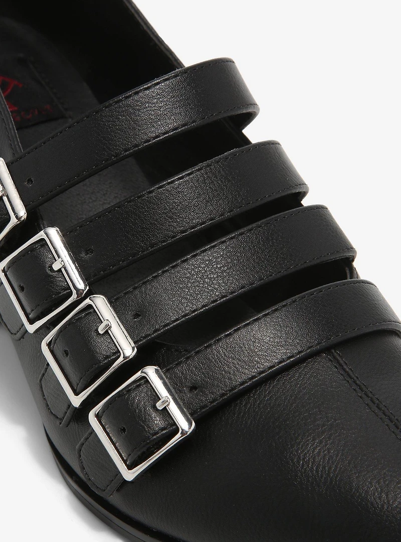 Strange Cvlt Black Coven Heels