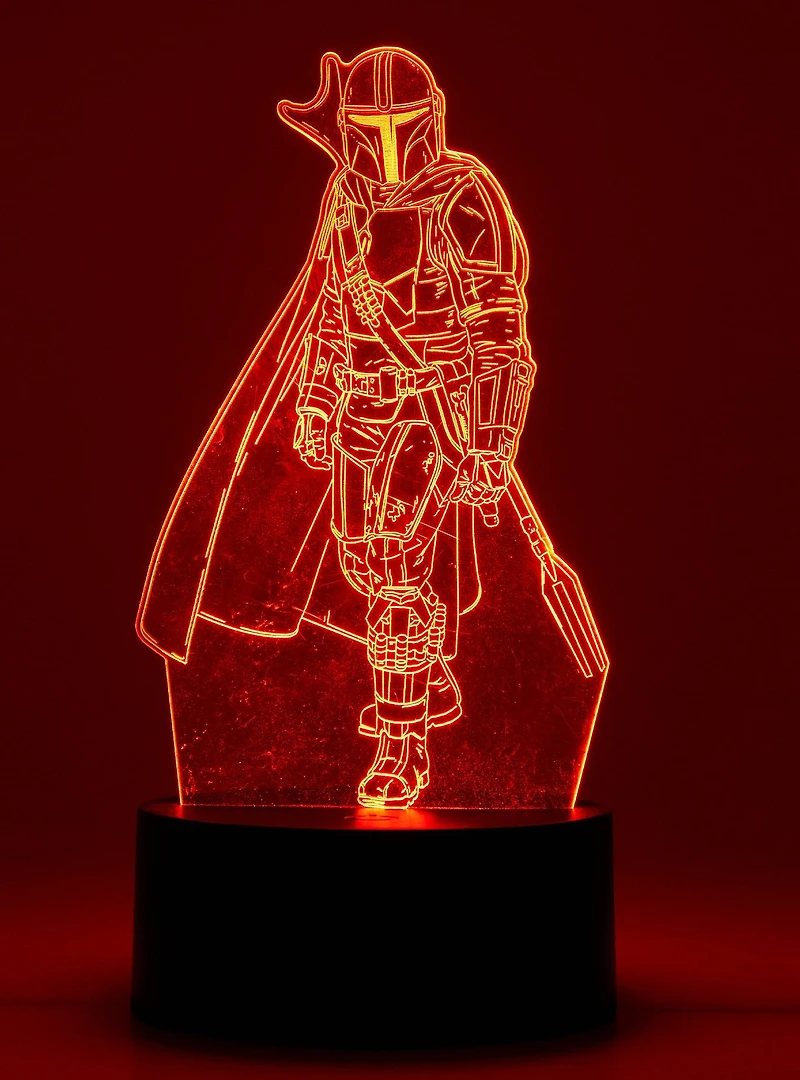 Star Wars The Mandalorian Mando LED Acrylic Light