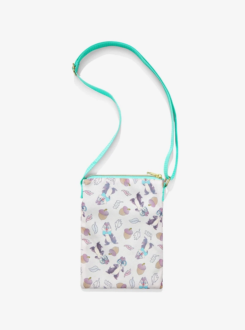 Loungefly Disney Chip 'N' Dale Acorn Passport Crossbody Bag