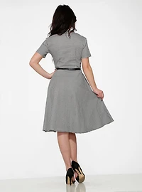Gingham Swing Dress