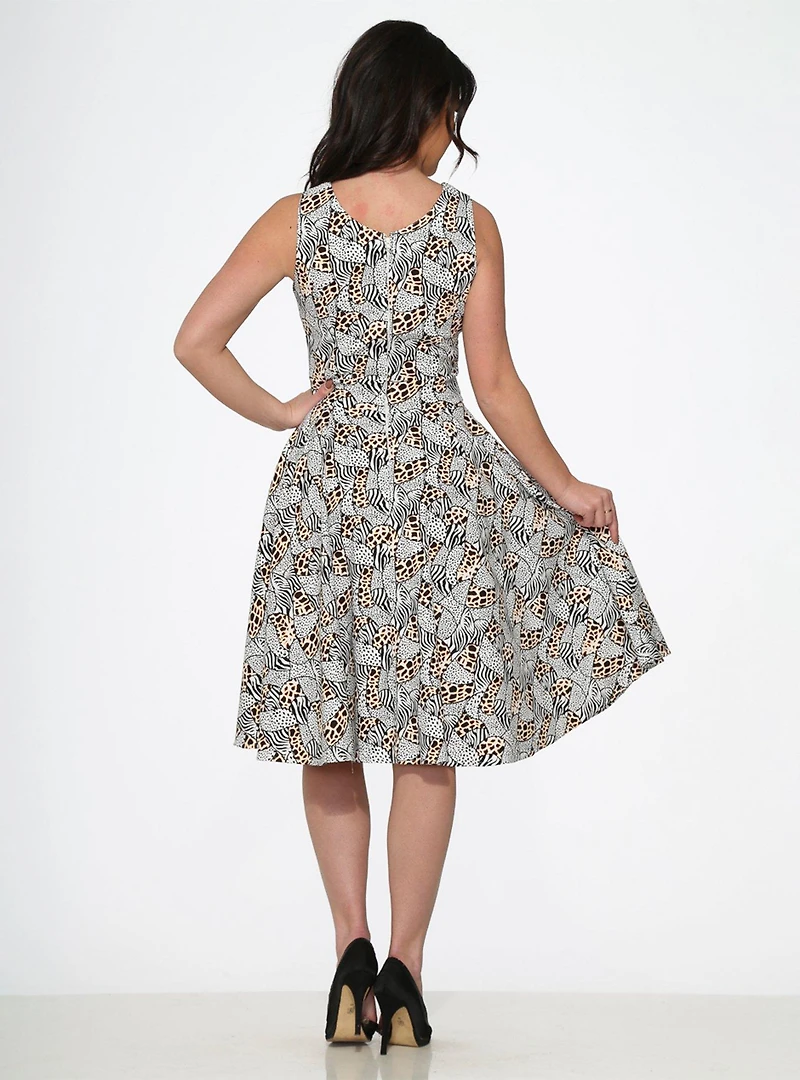 Zebra Print Dress