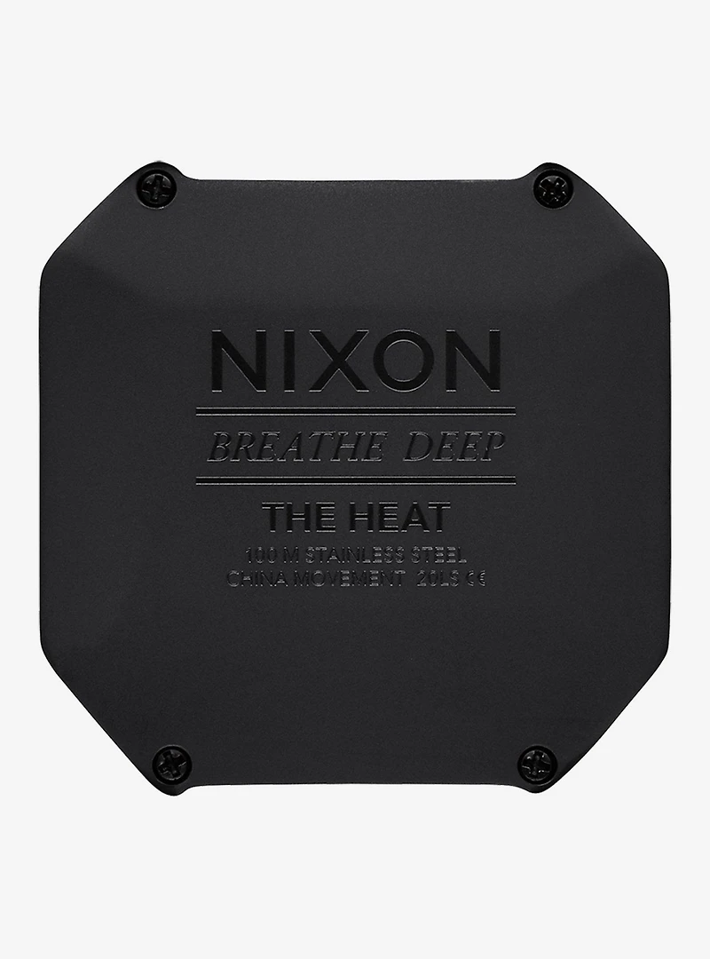 Nixon Heat Black Aqua Positive Watch