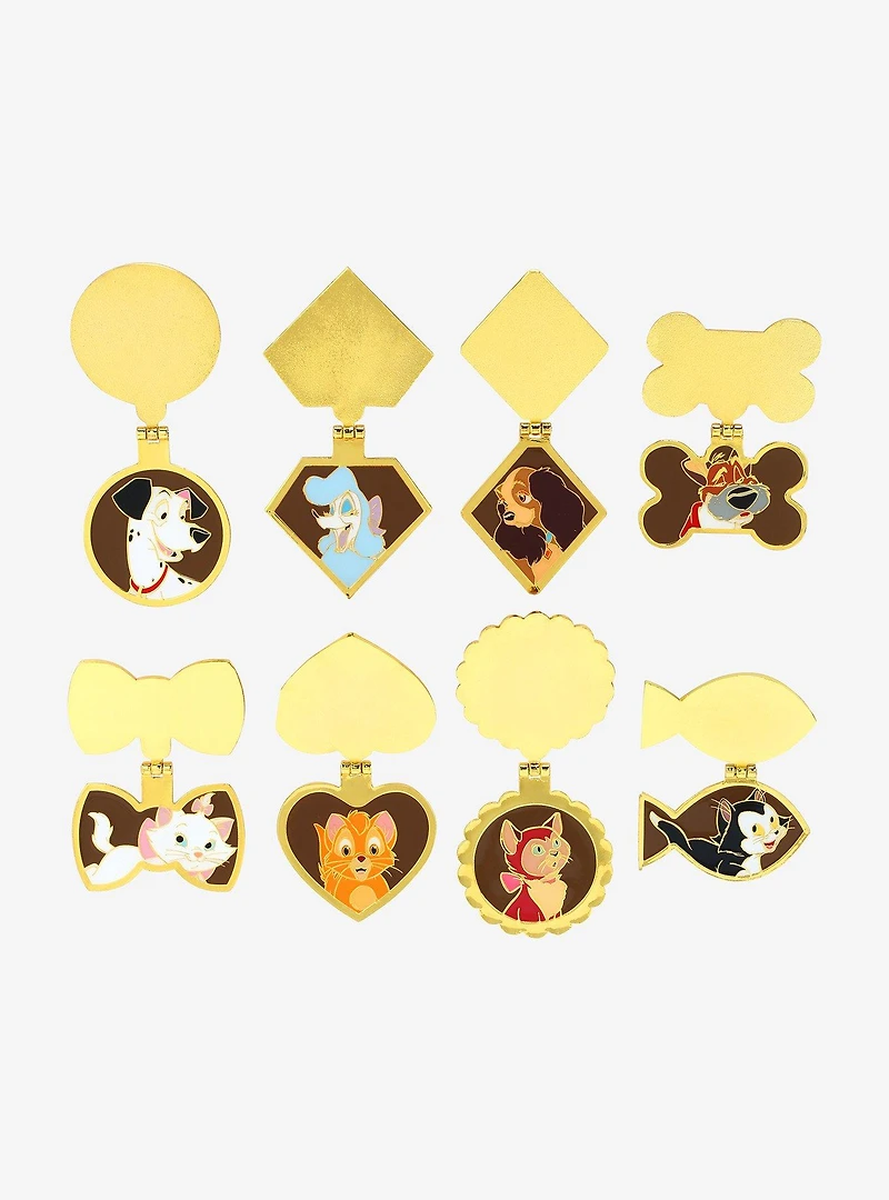 Loungefly Disney Pets Name Tag Hinged Blind Box Enamel Pin - BoxLunch Exclusive