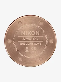 Nixon Light-Wave Light Pink Rose Gold Watch