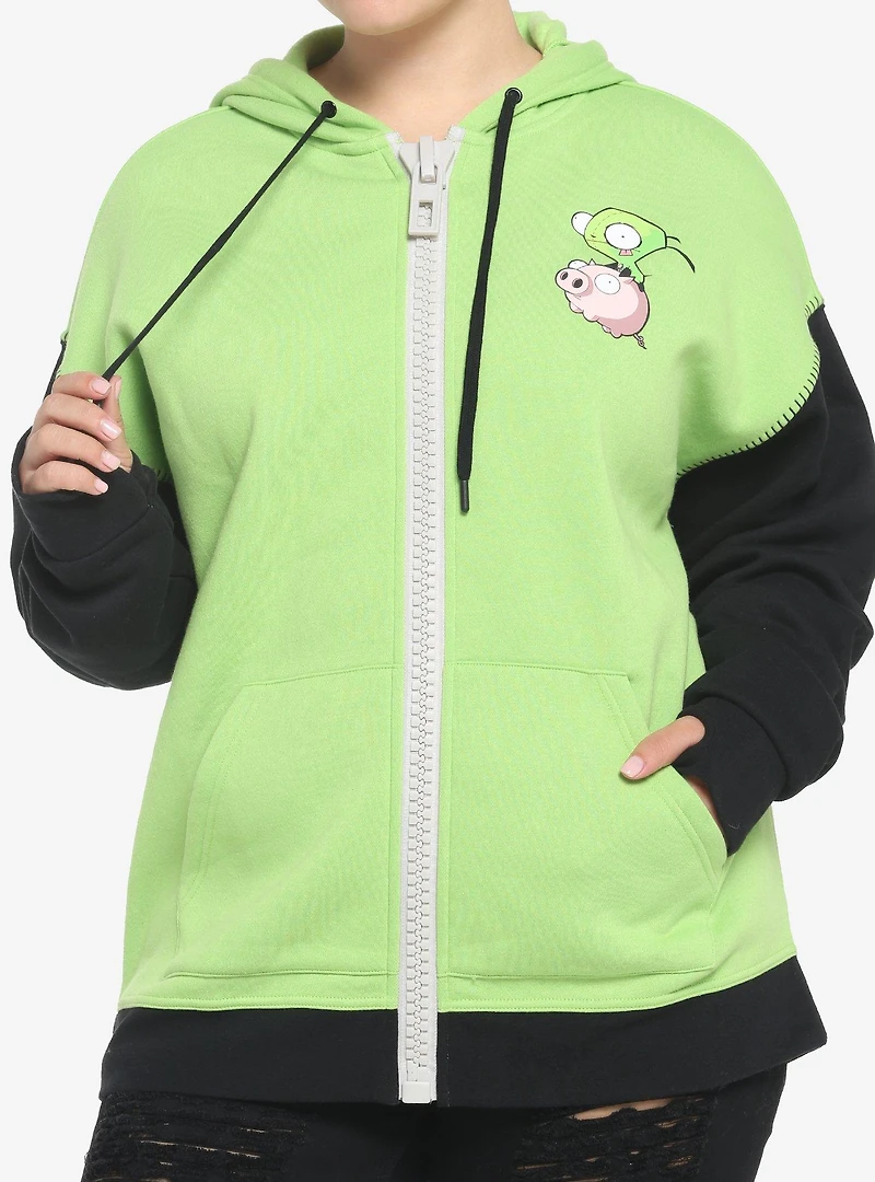Invader Zim GIR Cosplay Girls Hoodie Plus