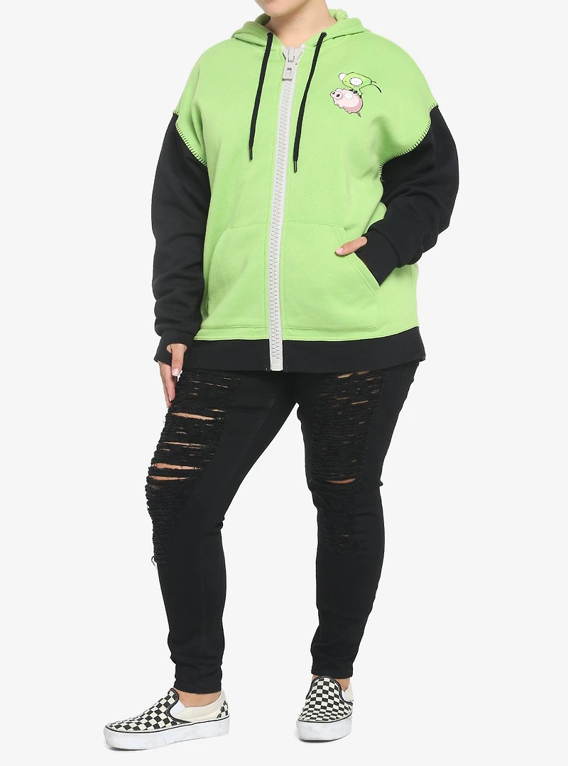 Invader Zim GIR Cosplay Girls Hoodie Plus