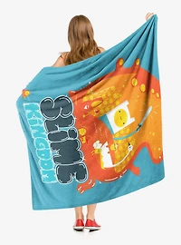 Adventure Time Slime Kingdom Throw Blanket