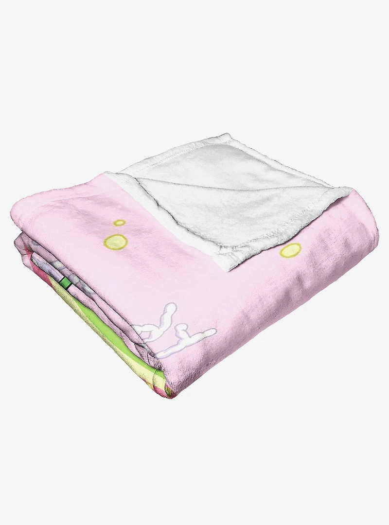 Adventure Time Candy People Unite Throw Blanket