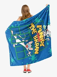 Animaniacs Pinky And Brain Throw Blanket