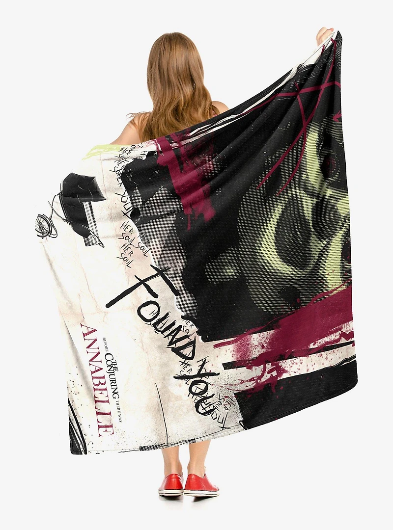 Annabelle Poster 2 Throw Blanket