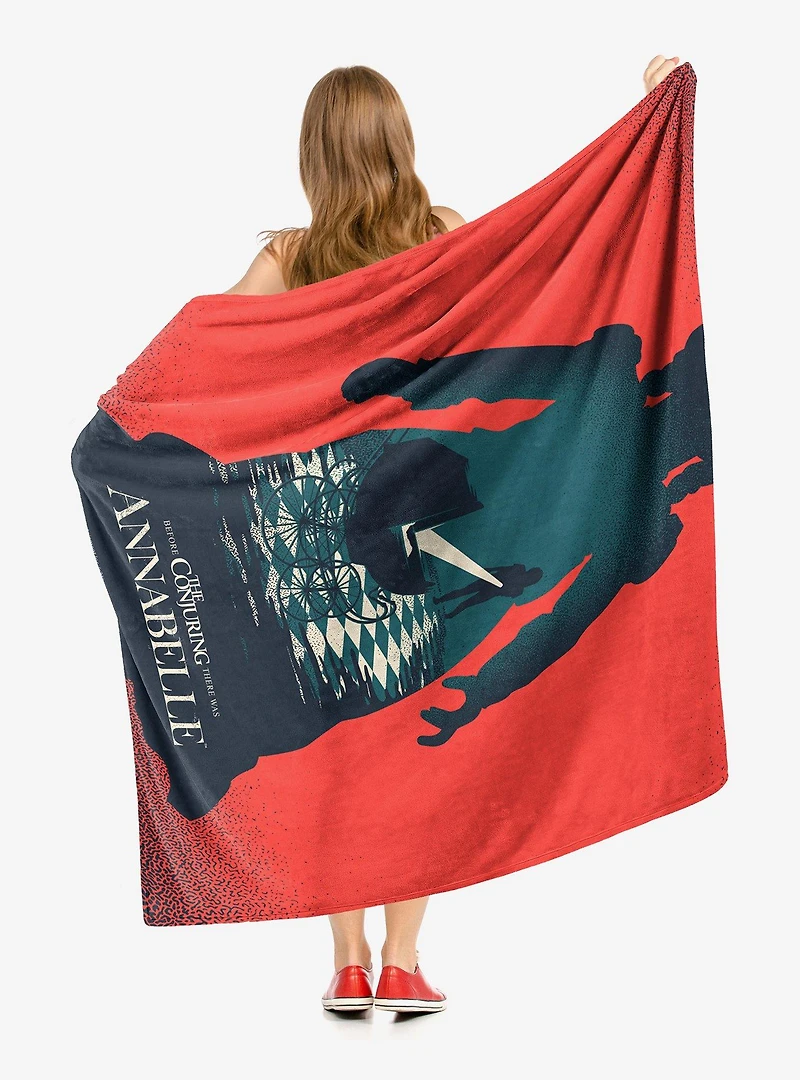 Annabelle Poster Throw Blanket