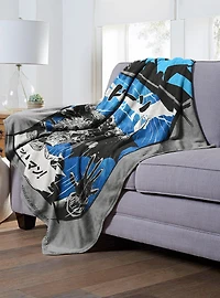 DC Comics Batman Anime DC Comics Batman Throw Blanket