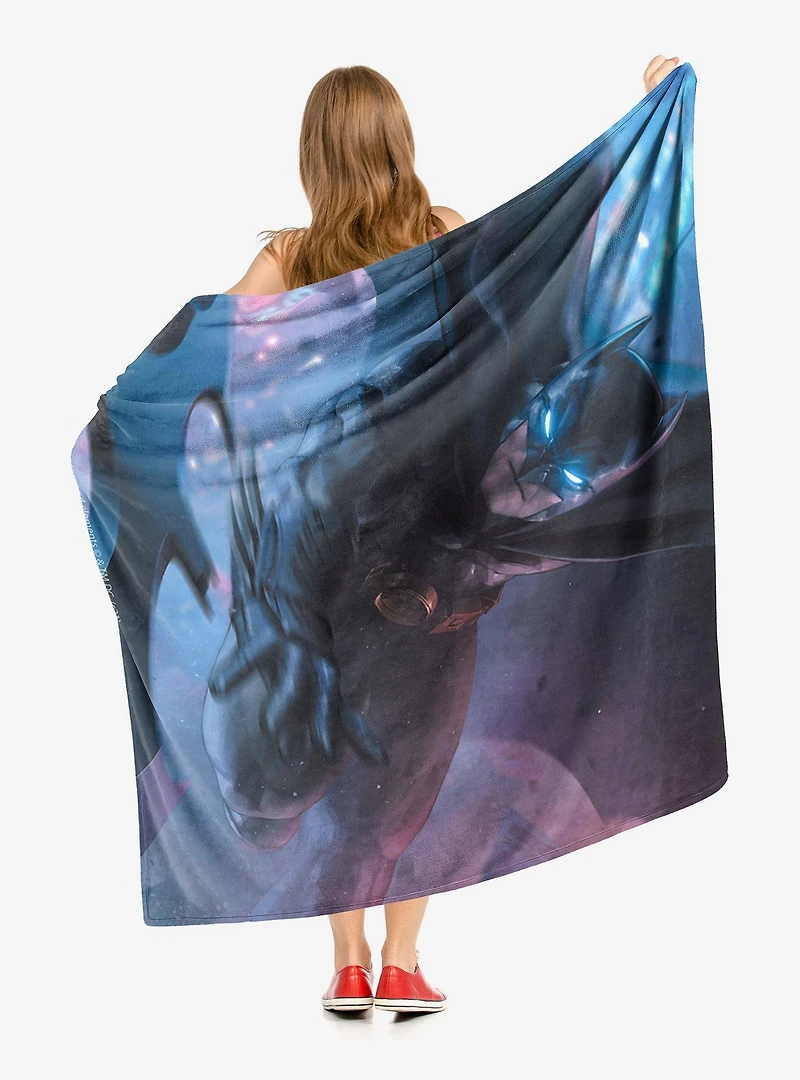 DC Comics Batman Batarang Cover Throw Blanket