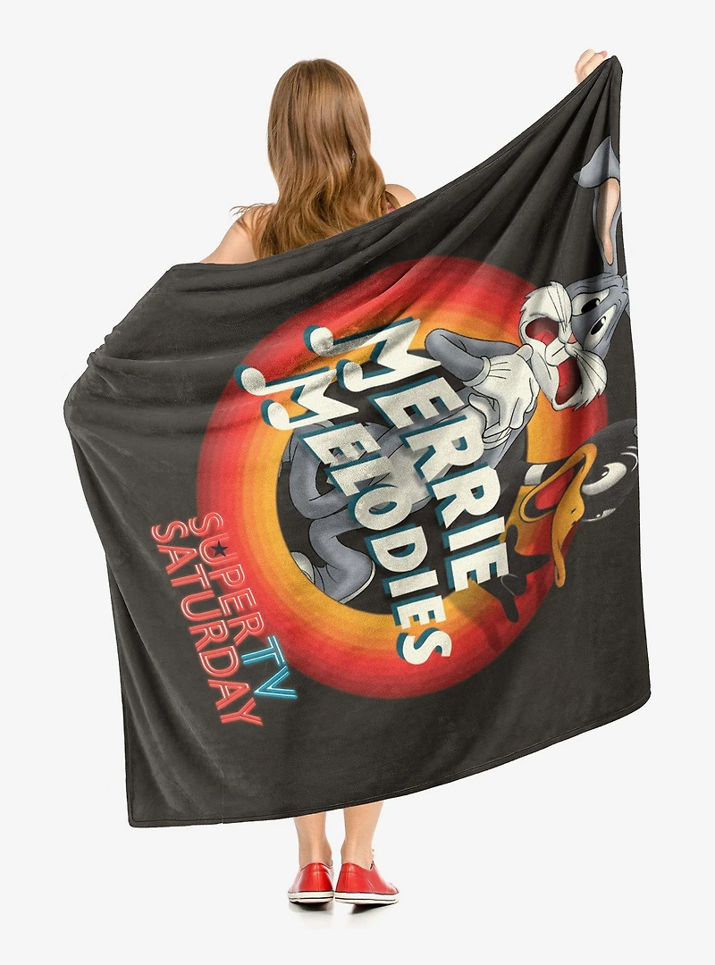 Looney Tunes Merrie Melodies Throw Blanket