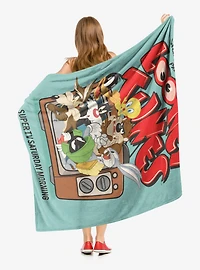 Looney Tunes Super Saturday Throw Blanket