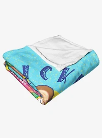 Rick And Morty Ricklaxation Throw Blanket