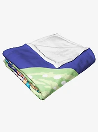 Rick And Morty Where Is Rick Throw Blanket
