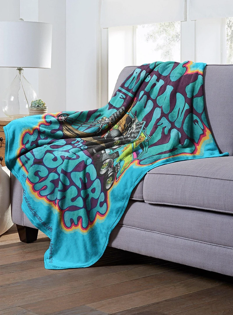Scooby-Doo Roll In The Van Throw Blanket