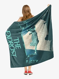 The Exorcist Poster Throw Blanket