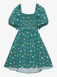 Her Universe Disney Aladdin Icons Allover Print Smocked Dress - BoxLunch Exclusive