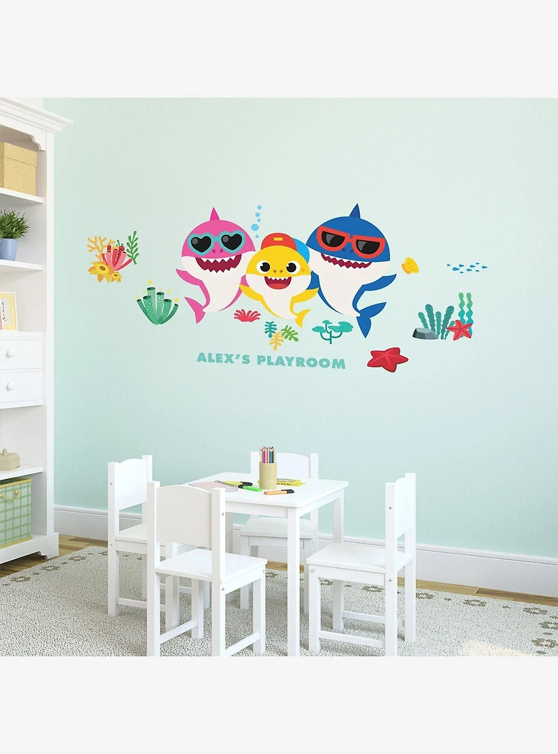 Baby Shark Peel & Stick Giant Wall Decals