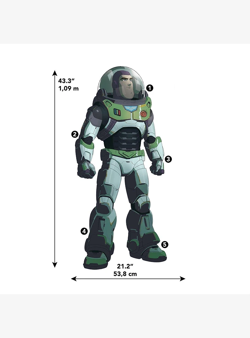 Disney Pixar Lightyear Peel & Stick Giant Wall Decal