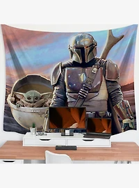 Star Wars The Mandalorian Tapestry