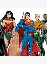 DC Comics Justice League Peel & Stick Giant Wall Decals