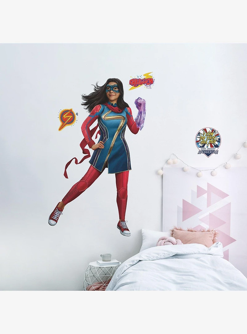 Marvel Ms. Marvel Giant Wall Decals