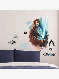 Star Wars Obi Wan Kenobi Painted Peel & Stick Giant Wall Decals