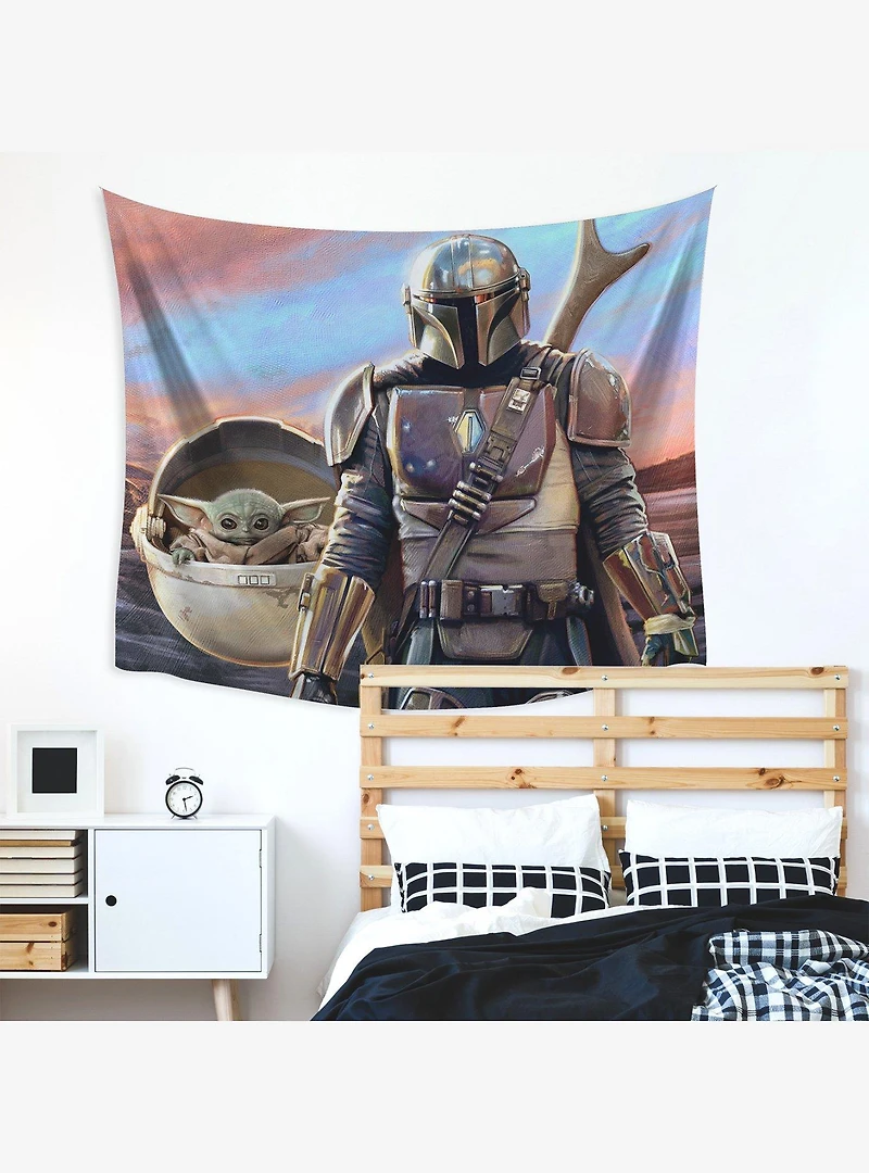 Star Wars The Mandalorian Tapestry