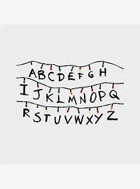 Stranger Things Christmas Light Peel & Stick Giant Wall Decals