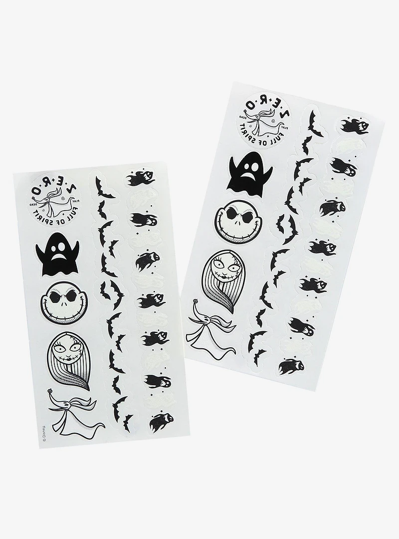 Disney The Nightmare Before Christmas Glow-in-the-Dark Temporary Tattoos