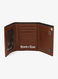 Attack On Titan Scout Regiment Trifold Chain Wallet