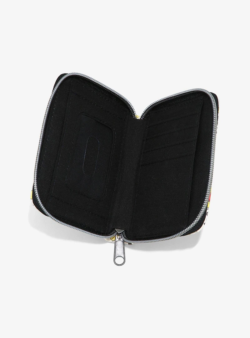 Loungefly Disney Mickey Mouse Poses Mini Zipper Wallet