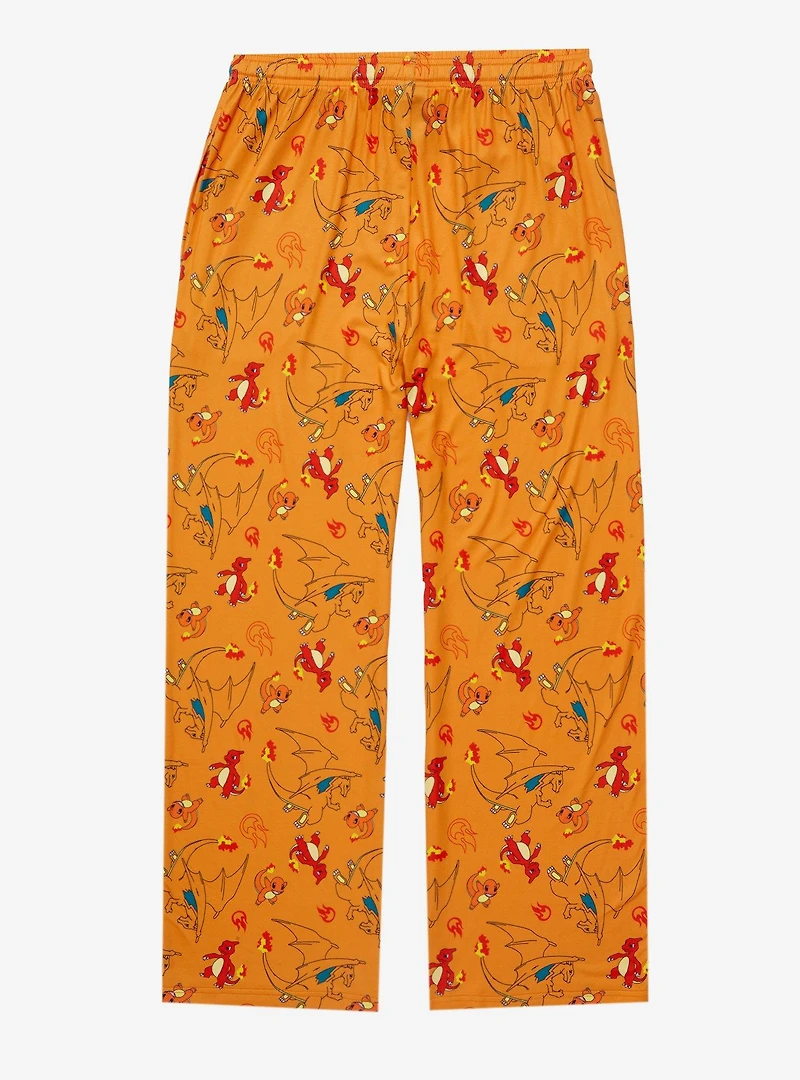 Pokémon Fire Type Evolutions Allover Print Sleep Pants - BoxLunch Exclusive