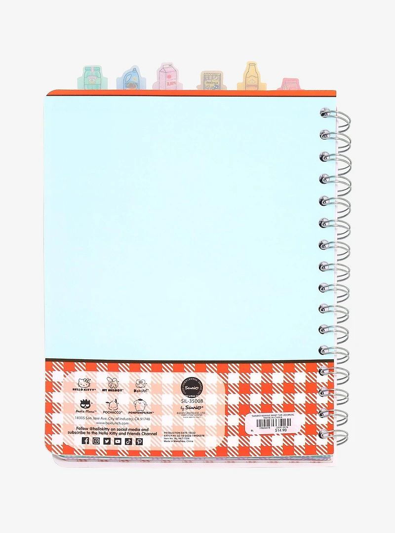 Sanrio Hello Kitty and Friends Kawaii Mart Tab Journal - BoxLunch Exclusive