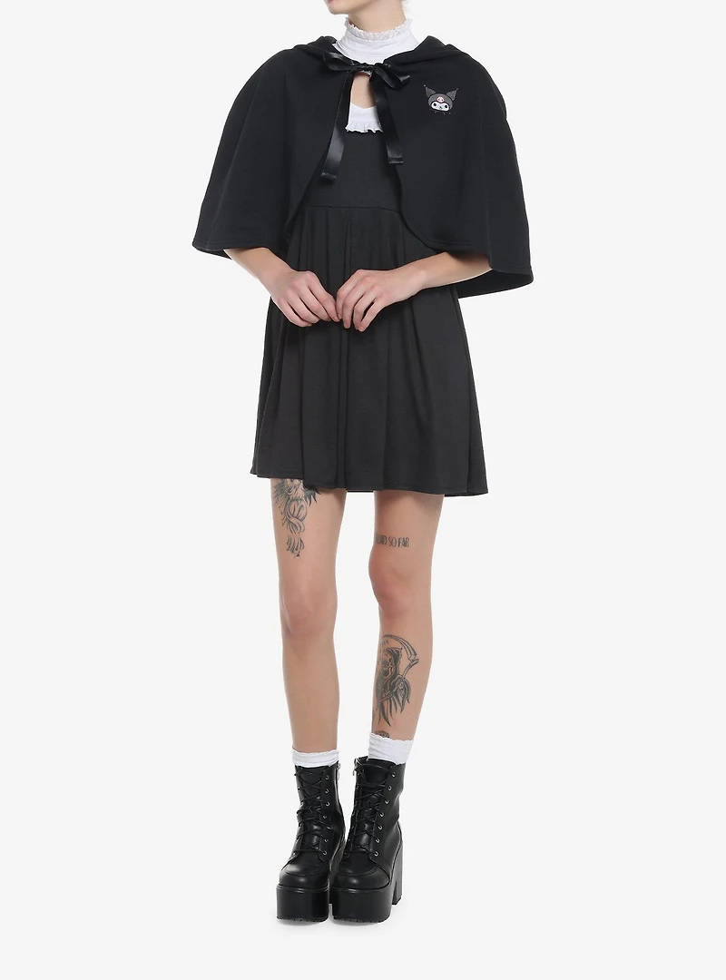 Kuromi Figural Ears Girls Capelet