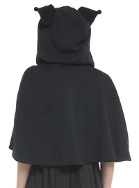 Kuromi Figural Ears Girls Capelet