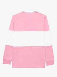 Sanrio My Melody Strawberry Milk Embroidered Rugby Shirt - BoxLunch Exclusive