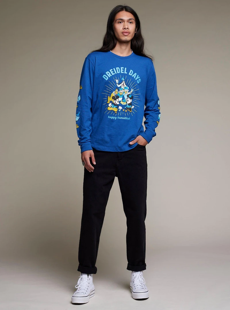 Our Universe Disney Holiday Hanukkah Long-Sleeve T-Shirt