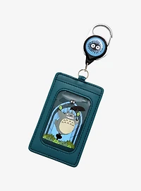 Loungefly Studio Ghibli My Neighbor Totoro Stained Glass Retractable Lanyard - BoxLunch Exclusive