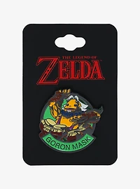 Nintendo The Legend of Zelda: Majora’s Mask Goron Mask Enamel Pin - BoxLunch Exclusive