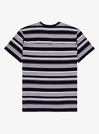 Studio Ghibli Spirited Away No-Face Embroidered Striped T-Shirt - BoxLunch Exclusive