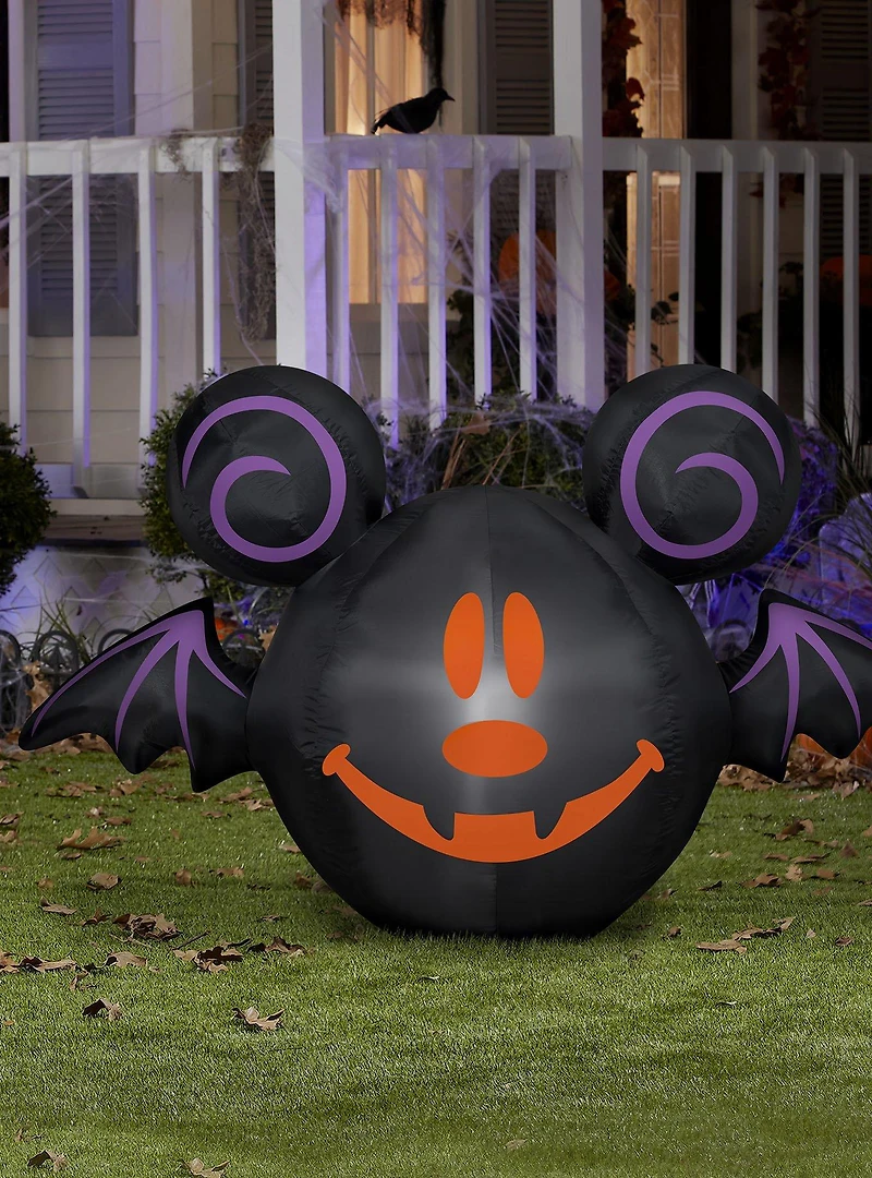 Disney Mickey Mouse Jack-O-Lantern Bat Airblown